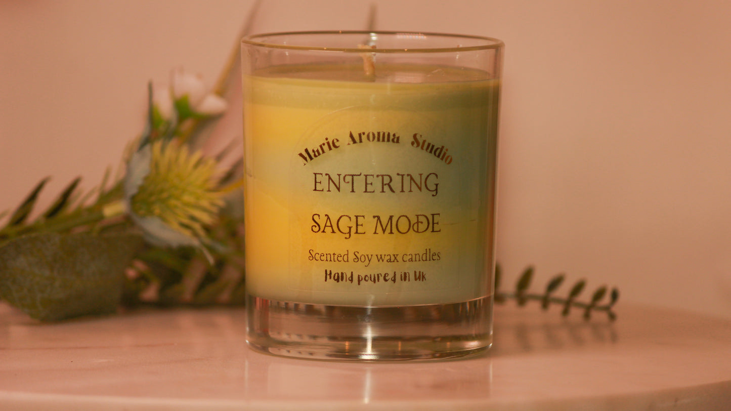 Entering Sage Mode - Marie Aroma Studio
Soy wax aromatherapy candles . Unique container candles. Self care candles