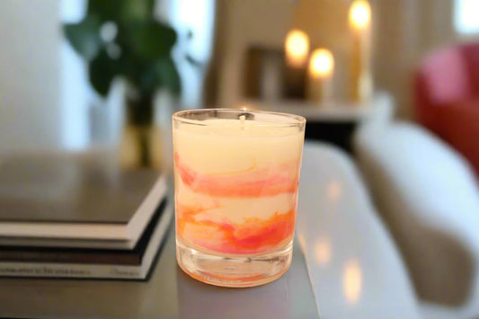 Refreshing rose, damsum plum, cedarwood and patchouli Wax Candle
Discover refreshing sanctuary with our soy wax candle, blending damsum plum,jasmine,rose, patchouli and cedarwood for a refreshing ambiance. Ideal for refreshing your spirits. Spring scent. Home fragrance 